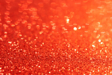 Are Plane Of Red Glitter Background