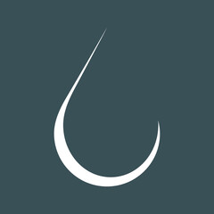 Water drops  droplet raindrops icon illustration cut