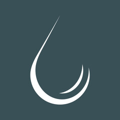 Water drops  droplet raindrops icon illustration cut