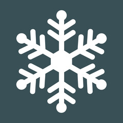 Winter snow flake quality vector illustration cut