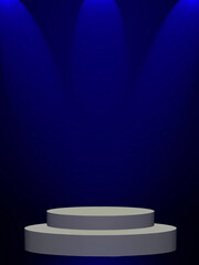 Black and blue background. Abstract blue background for web design templates, christmas, valentine, product studio room and business report with smooth gradient color.