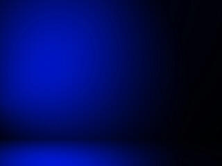 Black and blue background. Abstract blue background for web design templates, christmas, valentine, product studio room and business report with smooth gradient color.