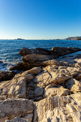 Coast of Adriatic sea, Croatia.
