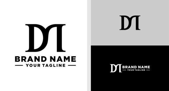 MD LOGO MONOGRAM ELEGANT LUXURY EDITABLE