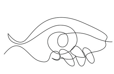 fingers coming out of the eye want to come out from the inside concept art design