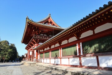 奈良公園の紅葉