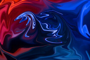 Obraz premium Red blue multi graphic background, motion pattern, abstract wave, gradient for artwork. 
