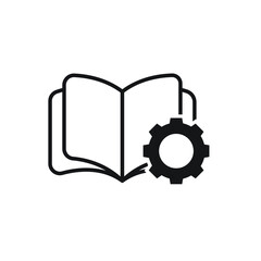 Instruction or safety information  handbook mandatory regulations  vector illustration