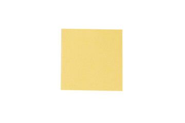 A sticker and a paper clip isolated on a white background