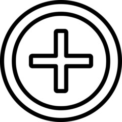 More Icon flat style on white background vector illustration line art..eps