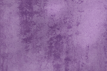 Purple concrete wall with grunge for abstract background.