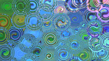 Abstract fantasy textured multicolored background