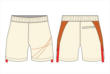 Shorts design vector template