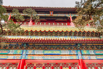 Fototapeta premium Beijing, Forbidden City, HDR Image
