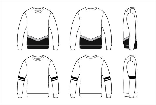 Sweatshirt design vector template
