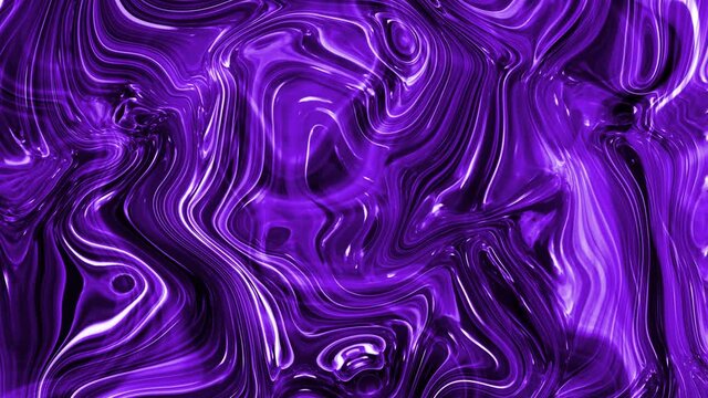 Abstract purple color marble liquid animated background