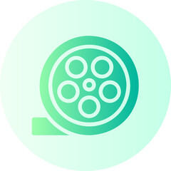 film reel gradient icon