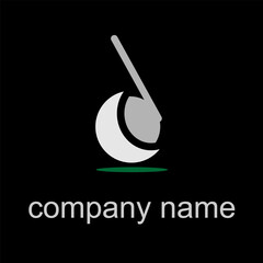 simple and attractive golf logo