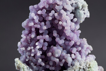 .grape agate mineral specimen stone rock geology gem crystal - obrazy, fototapety, plakaty