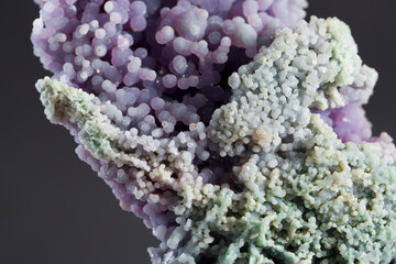 .grape agate mineral specimen stone rock geology gem crystal