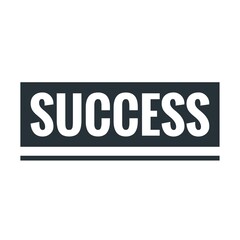 success . black texture white background illustration.