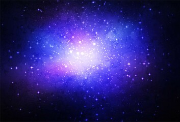 Stars and galaxy space sky night background