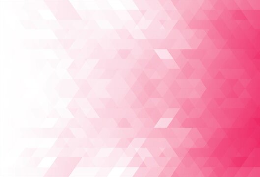 Modern pink geometric shapes background