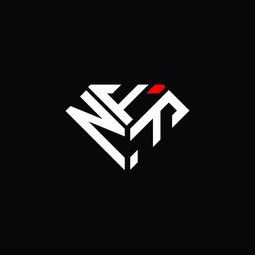NFF letter logo creative design. NFF unique design