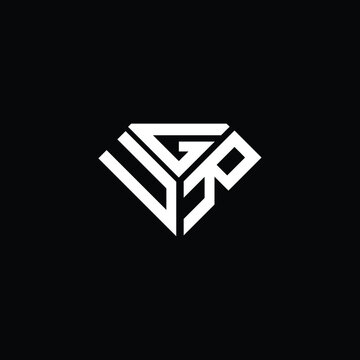 UGR letter logo creative design. UGR unique design