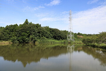 Obraz premium 田舎町