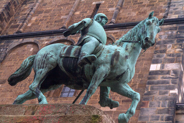 Estatua o Statue en la ciudad de Bremen, pais de Alemania o Germany