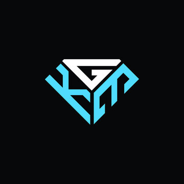 KGE letter logo creative design. KGE unique design