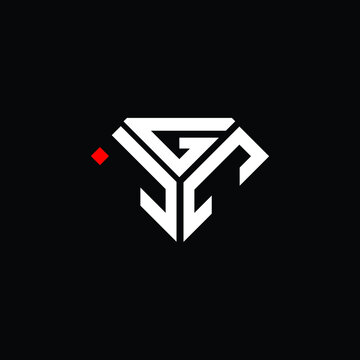 JGC letter logo creative design. JGC unique design