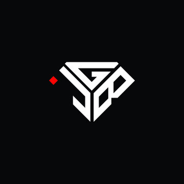 JGB letter logo creative design. JGB unique design