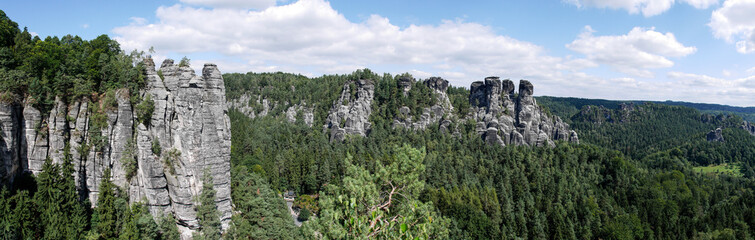 Elbsandsteingebirge - Panorama