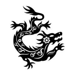 Chinese Zodiac Dragon Composition