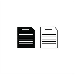 document icon vector illustration symbol