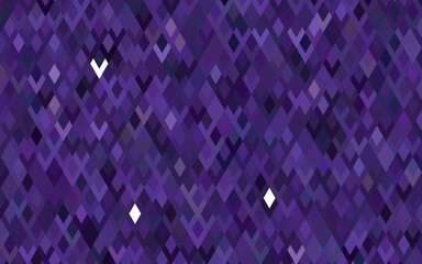 Dark Purple vector Abstract mosaic background.