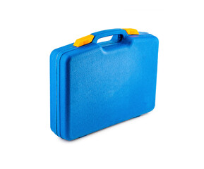 Set of tools for car repair in box on white background isolation