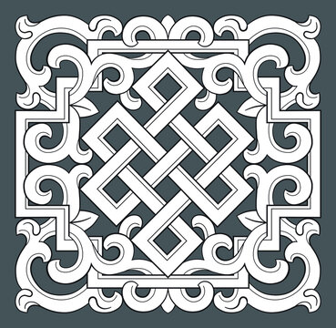 Patterned ornament used in decoration. This image is suitable for graphic design, element, pattern, ornament, advertisement, web design, UI, print and background.