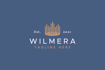 Luxury Royal Crown Abstract Logo for Architecture, Property, Real Estate Business, etc.
