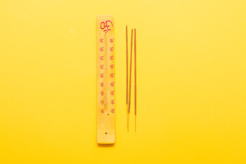 Incense sticks for meditation. Aromatherapy.