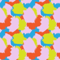 Abstract Brush Fur Seamless Pattern
