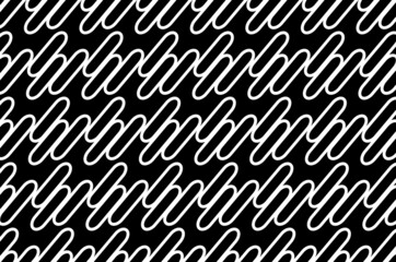 Abstract geometric pattern with stripes, lines. Seamless vector background. White and black ornament. Simple lattice graphic design