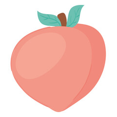 peach vector icon