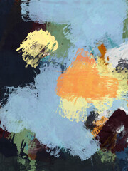 Modern art. Contemporary art. Artistic canvas. Oil painting on canvas. Abstract art texture. Colorful texture. Modern artwork. Strokes of paint. Brushstrokes.