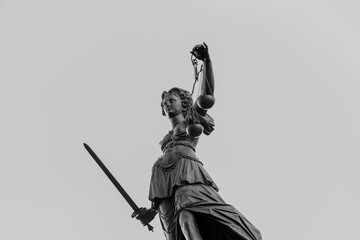 statue of Lady justice 