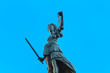 Fototapeta premium statue of Lady justice