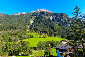 Gemeinde Brand im Brandnertal in Vorarlberg - &Ouml;sterreich 