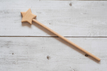 magic wand made of wood